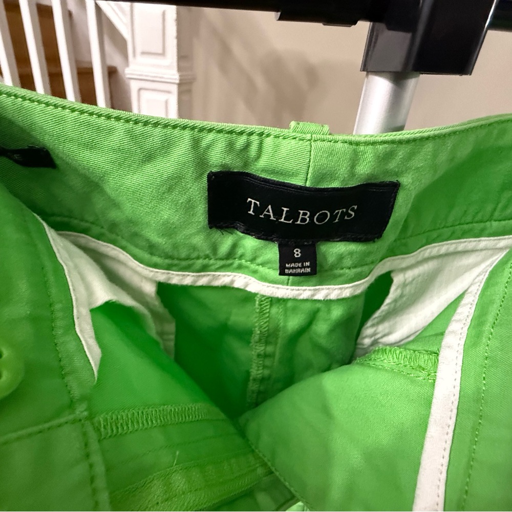 Talbots Bright Green Trousers